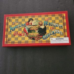 Draughts or Checkers board game New